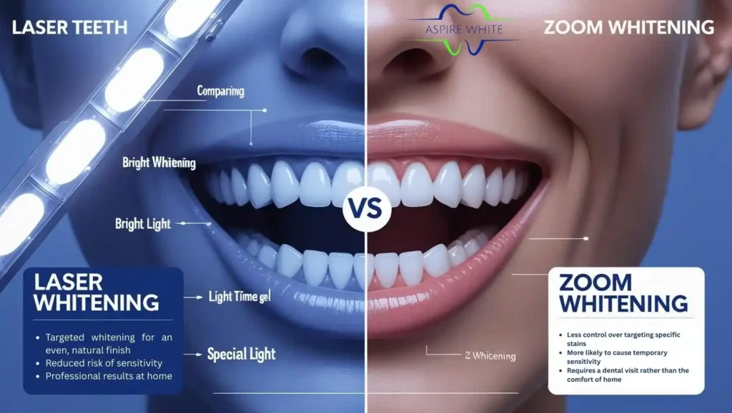 Laser Teeth Whitening vs. Zoom Whitening Eastbourne